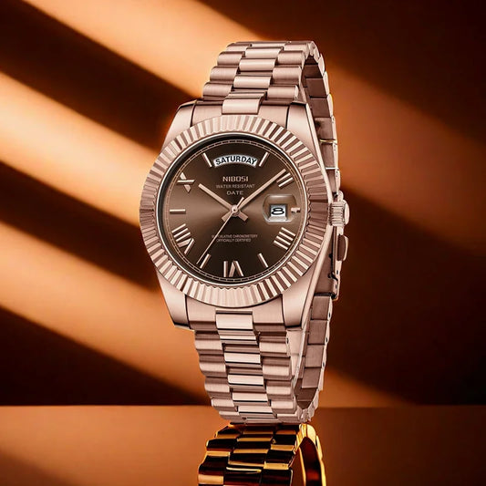 Relojes de lujo para hombre en acero inoxidable