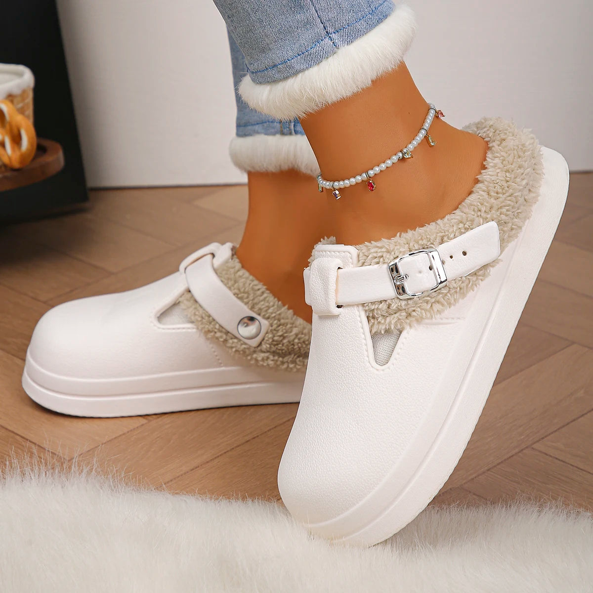 Pantuflas impermeables para mujer