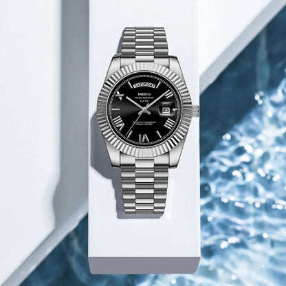 Relojes de lujo para hombre en acero inoxidable