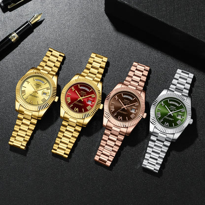 Relojes de lujo para hombre en acero inoxidable