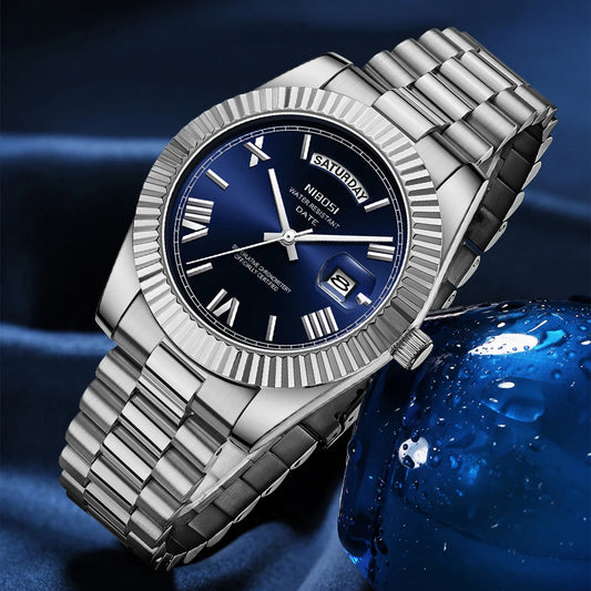 Relojes de lujo para hombre en acero inoxidable